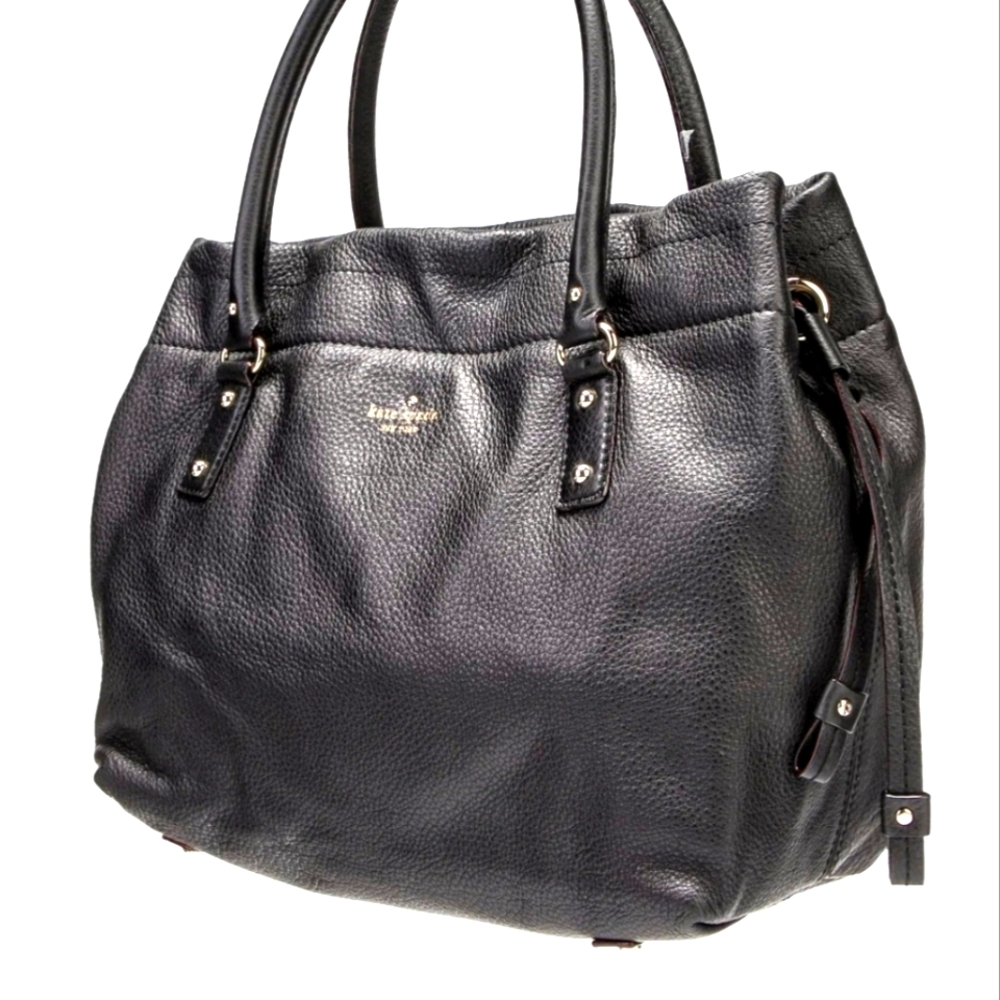 ♤ Kate Spade ♤Black Leather Clasic Bag NWT
